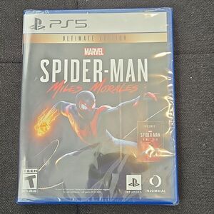 Playstation 5 Spider-Man Ultimate Edition game disk